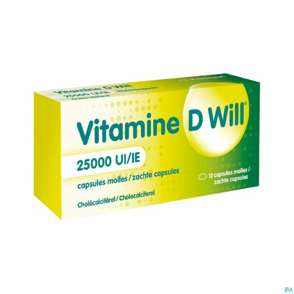 VITAMINE D-WILL 25000 UI 12 CAPS