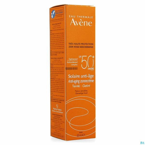 AVENE SOL F50+ CREME ANTI AGE TEINT 50ML